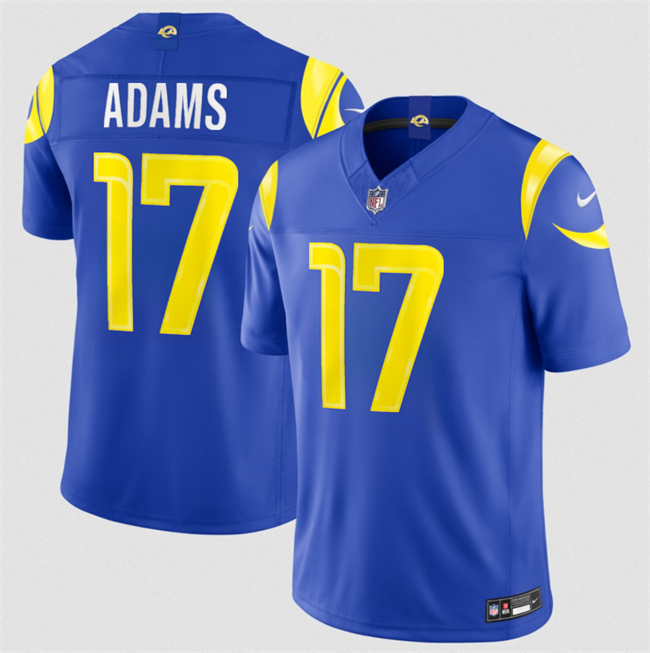 Men's Los Angeles Rams #17 Davante Adams Royal 2026 F.U.S.E. Vapor Limited Stitched Football Jersey